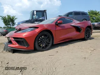2023 Chevrolet Corvette 1LT with VIN 1G1YA2D44P5126490, listed as a Copart auction lot 54406563 with 1,588 mi miles. Bid and sale history available at carsss.com. Image 1.