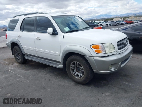 2003 Toyota Sequoia SR5 with VIN 5TDBT44A83S172501, listed as a IAAI auction lot 41794526 with 257,818 mi miles and . Bid and sale history available at DreamBid. Image 1.