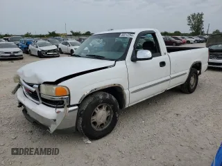 1999 GMC New Sierra 1500 SL with VIN 1GTEC14V3XE544949, listed as a Copart auction lot 68512264 with 0 mi miles and Salvage Title. Bid and sale history available at carsss.com. Image 1.