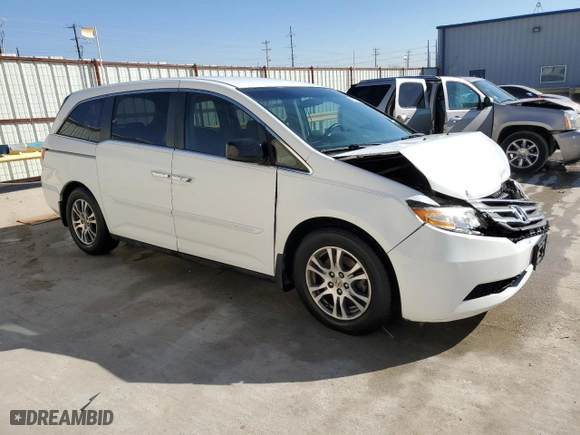 2012 Honda Odyssey EX with VIN 5FNRL5H43CB121310, listed as a Copart auction lot 46747445 with 0 mi miles and Clean Title. Bid and sale history available at carsss.com. Image 4.