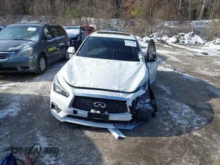 2018 Infiniti Q50 3.0t SPORT with VIN JN1EV7AR0JM430069, listed as a IAAI auction lot 41386106 with 44,748 mi miles. Bid and sale history available at carsss.com. Image 13.