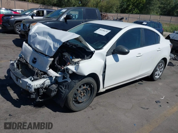 2013 Mazda 3 i Sport with VIN JM1BL1U7XD1853390, listed as a IAAI auction lot 40338476 with 218,049 mi miles and . Bid and sale history available at carsss.com. Image 2.