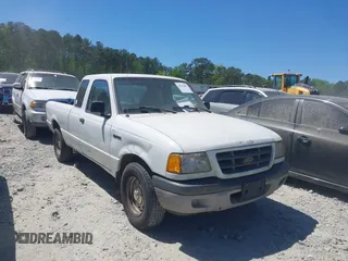 2002 Ford Ranger XL with VIN 1FTYR14V52PB19015, listed as a IAAI auction lot 42056802 with 294,811 mi miles and . Bid and sale history available at carsss.com. Image 1.