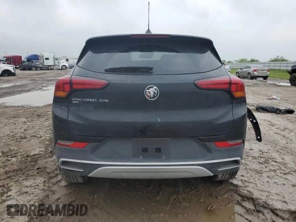 2023 Buick Encore GX Preferred with VIN KL4MMCSL4PB158901, listed as a Copart auction lot 50545385 with 24,821 mi miles and Salvage title. Bid and sale history available at DreamBid. Image 6.