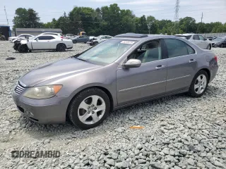 2007 Acura RL Technology with VIN JH4KB16677C004803, listed as a Copart auction lot 59235075 with 184,942 mi miles and Salvage title. Bid and sale history available at DreamBid. Image 1.