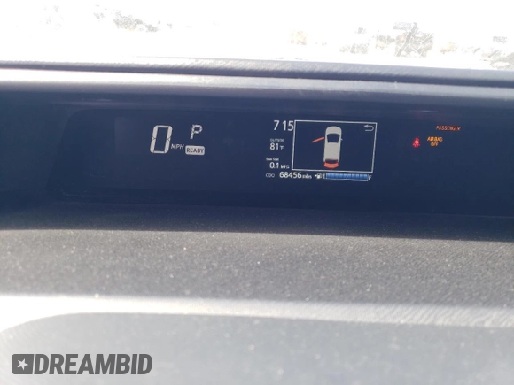 2018 Toyota Prius One with VIN JTDKDTB3XJ1615530, listed as a Copart auction lot 53494095 with 68,456 mi miles and Clean Title. Bid and sale history available at DreamBid. Image 9.