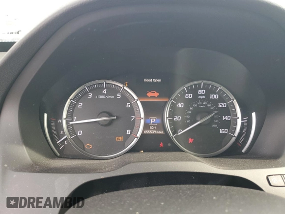 2018 Acura MDX w/Technology Pkg with VIN 5J8YD4H5XJL003410, listed as a Copart auction lot 49534555 with 55,539 mi miles and Salvage Title. Bid and sale history available at carsss.com. Image 9.
