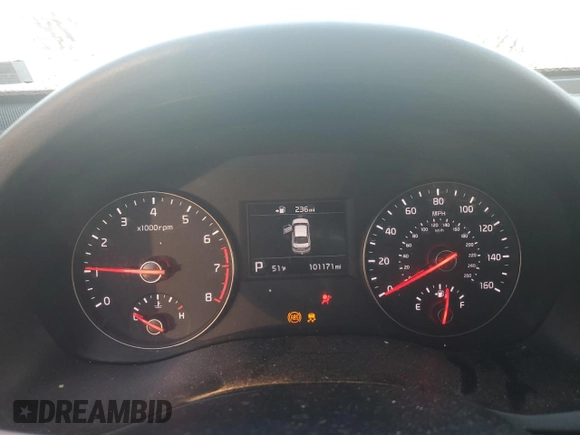 2018 Kia Cadenza Premium with VIN KNALC4J11J5127313, listed as a Copart auction lot 73048234 with 101,171 mi miles and Salvage Title. Bid and sale history available at DreamBid. Image 9.