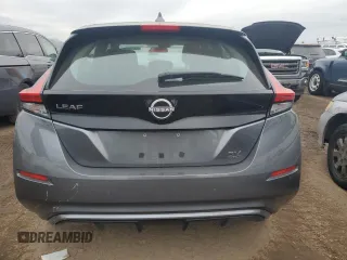 2023 Nissan LEAF SV Plus with VIN 1N4CZ1CV9PC557276, listed as a Copart auction lot 43772075 with 10,533 mi miles and Salvage Title. Bid and sale history available at DreamBid. Image 6.