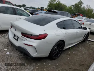 2022 BMW 8 Series M850i with VIN WBAGV8C03NCJ56725, listed as a Copart auction lot 66950784 with 26,359 mi miles and Salvage Title. Bid and sale history available at carsss.com. Image 3.