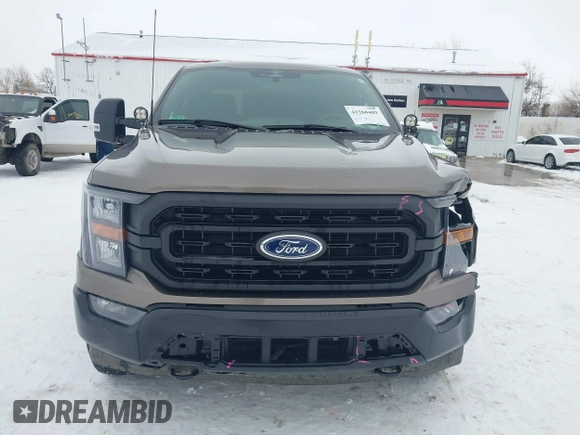 2023 Ford F-150 XL with VIN 1FTFW1E85PFA33757, listed as a IAAI auction lot 41266489 with 8,655 mi miles. Bid and sale history available at carsss.com. Image 12.