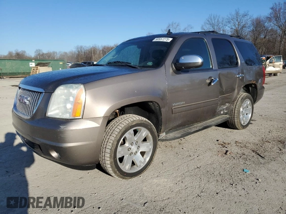 2012 GMC Yukon SLT with VIN 1GKS2CE05CR103674, listed as a Copart auction lot 50557275 with 206,664 mi miles and Salvage Title. Bid and sale history available at carsss.com. Image 1.