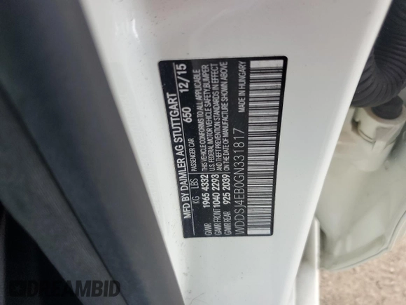 2016 Mercedes-Benz CLA 250 z VIN WDDSJ4EB0GN331817, wystawiony jako Copart lot #77277624 z przebiegiem 98 161 mil mil oraz Szkoda całkowita • Salvage title. Historia ofert i sprzedaży dostępna na DreamBid. Obrazek 13.
