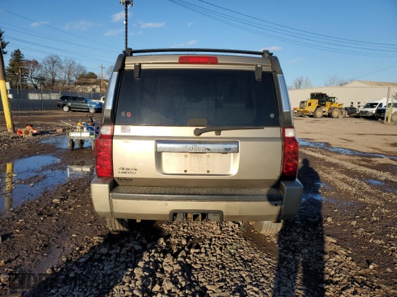2006 Jeep Commander Limited with VIN 1J8HG58N86C305547, listed as a Copart auction lot 45857625 with 150,820 mi miles and Salvage title. Bid and sale history available at DreamBid. Image 6.