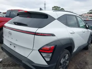 2024 Hyundai Kona SEL with VIN KM8HB3AB0RU050252, listed as a IAAI auction lot 41507056 with 46,517 mi miles. Bid and sale history available at carsss.com. Image 4.