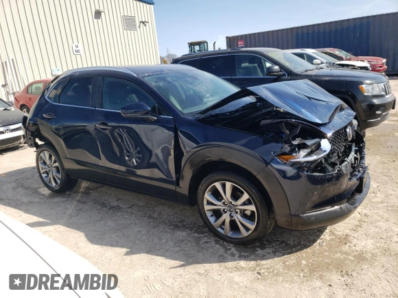 2023 Mazda CX-30 S Carbon Edition with VIN 3MVDMBCMXPM539683, listed as a Copart auction lot 48186175 with 22,750 mi miles and Non repairable. Bid and sale history available at DreamBid. Image 4.