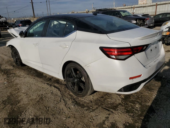 2024 Nissan Sentra SR with VIN 3N1AB8DV3RY208057, listed as a Copart auction lot 47128815 with 20,870 mi miles and Salvage title. Bid and sale history available at DreamBid. Image 2.