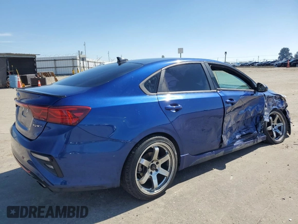 2021 Kia Forte GT with VIN 3KPF44AC4ME279173, listed as a Copart auction lot 49910305 with 70,657 mi miles and Salvage Title. Bid and sale history available at carsss.com. Image 3.