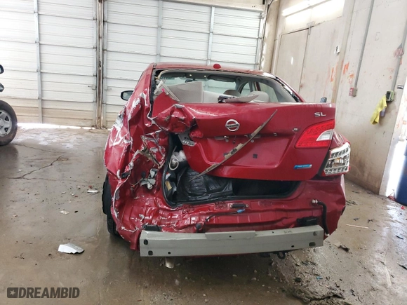 2013 Nissan Sentra SR with VIN 3N1AB7AP2DL708815, listed as a Copart auction lot 48913495 with 68,550 mi miles and Salvage Title. Bid and sale history available at carsss.com. Image 6.