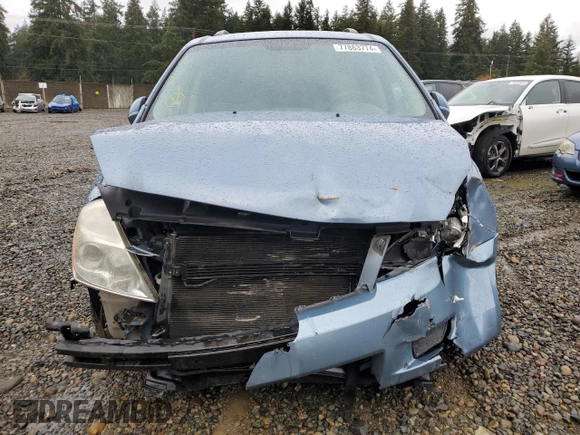 2009 Kia Sedona LX with VIN KNDMB233896312655, listed as a Copart auction lot 77863774 with 213,300 mi miles and Salvage Title. Bid and sale history available at carsss.com. Image 5.
