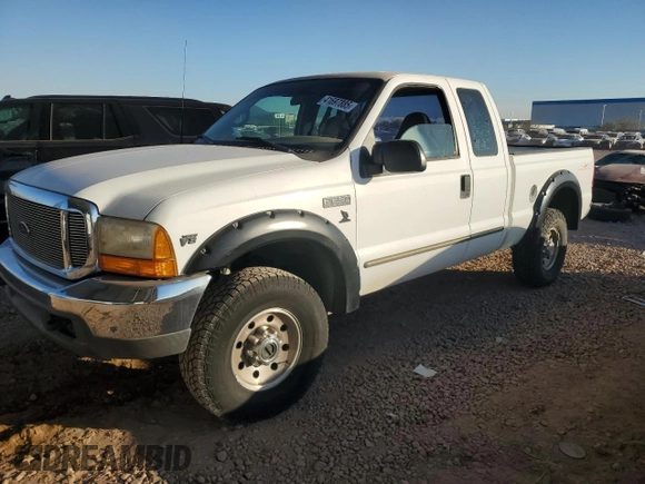 1999 Ford F-250 XL with VIN 1FTNX21L5XEE86694, listed as a Copart auction lot 41697885 with 153,948 mi miles and Salvage title. Bid and sale history available at DreamBid. Image 1.