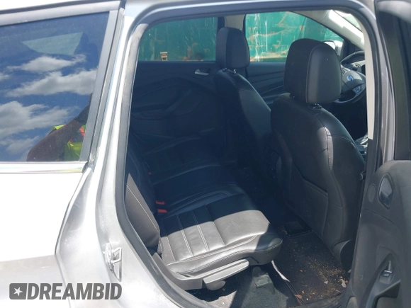 2017 Ford Escape Titanium with VIN 1FMCU0J99HUB23567, listed as a IAAI auction lot 42127795 with 93,056 mi miles. Bid and sale history available at carsss.com. Image 8.