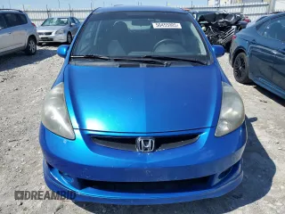2007 Honda Fit Sport with VIN JHMGD37687S048728, listed as a Copart auction lot 50455905 with 118,340 mi miles and Salvage Title. Bid and sale history available at carsss.com. Image 5.