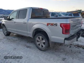 2015 Ford F-150 XLT with VIN 1FTEW1EG7FFC95491, listed as a IAAI auction lot 41362829 with 118,907 mi miles. Bid and sale history available at carsss.com. Image 3.