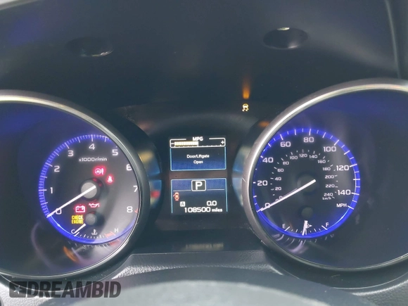 2018 Subaru Outback Premium with VIN 4S4BSADC6J3217075, listed as a IAAI auction lot 42205572 with 108,500 mi miles and . Bid and sale history available at DreamBid. Image 7.