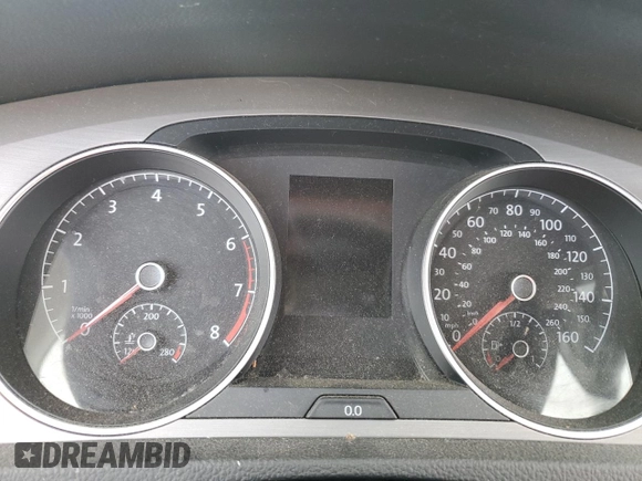2016 Volkswagen Golf SportWagen TSI S with VIN 3VWC17AUXGM522790, listed as a Copart auction lot 83747844 with 0 mi miles and Salvage Title. Bid and sale history available at carsss.com. Image 9.