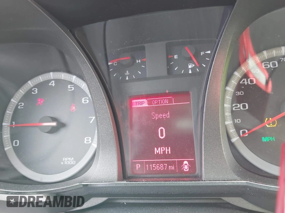 2015 GMC Terrain SLE with VIN 2GKALREK6F6427584, listed as a IAAI auction lot 41515521 with 115,687 mi miles. Bid and sale history available at carsss.com. Image 7.