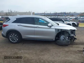 2019 Infiniti QX50 Luxe with VIN 3PCAJ5M37KF148220, listed as a IAAI auction lot 41881786 with 34,606 mi miles and . Bid and sale history available at DreamBid. Image 13.