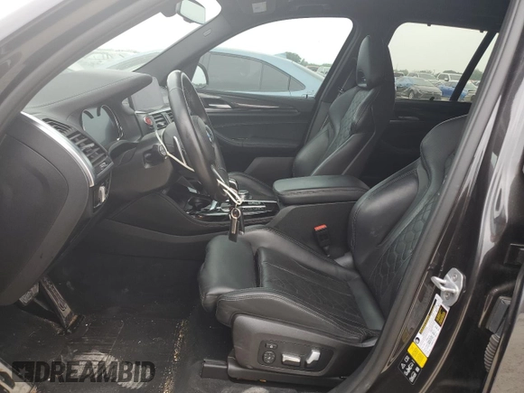 2020 BMW X3 M Competition with VIN 5YMTS0C0XL9B70198, listed as a Copart auction lot 56291694 with 46,040 mi miles and Salvage Title. Bid and sale history available at carsss.com. Image 7.