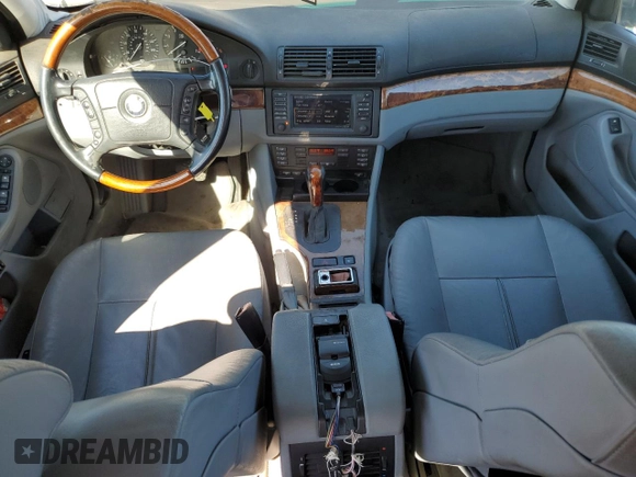 2001 BMW 5 Series 530iA with VIN WBADT63441CF13360, listed as a Copart auction lot 47142045 with 264,206 mi miles and Clean Title. Bid and sale history available at carsss.com. Image 8.
