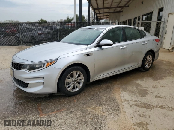 2018 Kia Optima LX with VIN 5XXGT4L35JG223976, listed as a Copart auction lot 51114085 with 126,998 mi miles and Clean Title. Bid and sale history available at carsss.com. Image 1.