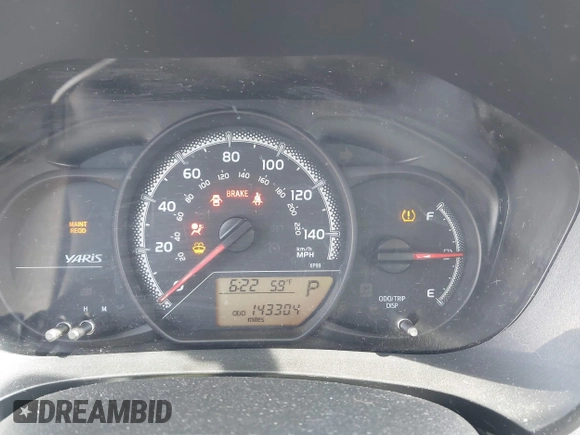 2015 Toyota Yaris L with VIN VNKKTUD33FA027229, listed as a IAAI auction lot 42147103 with 143,304 mi miles and . Bid and sale history available at DreamBid. Image 7.