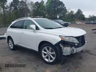 2012 Lexus RX with VIN 2T2ZK1BA7CC080643, listed as a IAAI auction lot 41889943 with 222,885 mi miles. Bid and sale history available at carsss.com. Image 1.