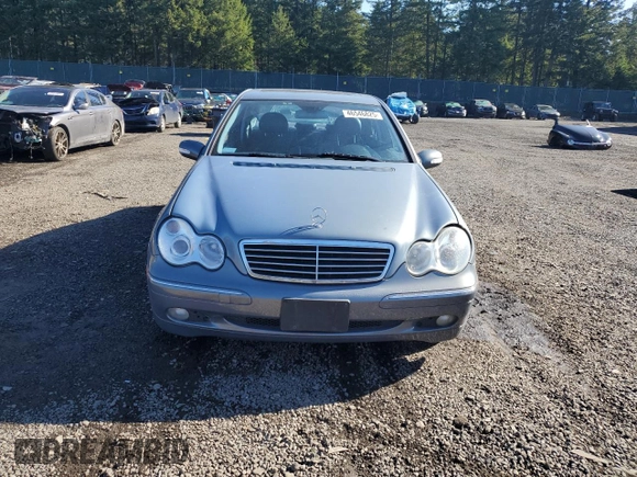 2004 Mercedes-Benz C 230 Kompressor with VIN WDBRF40J04F508198, listed as a Copart auction lot 46546825 with 72,238 mi miles and Salvage Title. Bid and sale history available at DreamBid. Image 5.