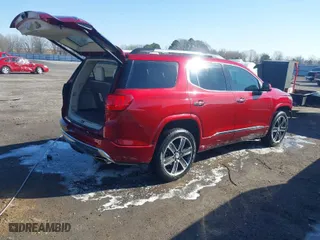 2017 GMC Acadia Denali with VIN 1GKKNPLS9HZ138857, listed as a IAAI auction lot 41411063 with 118,993 mi miles. Bid and sale history available at carsss.com. Image 4.