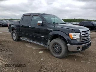 2014 Ford F-150 XL with VIN 1FTFW1ETXEFC65143, listed as a Copart auction lot 55366185 with 160,846 mi miles and Clean Title. Bid and sale history available at carsss.com. Image 4.