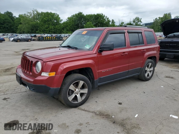 2016 Jeep Patriot Latitude with VIN 1C4NJRFB5GD671845, listed as a Copart auction lot 64596485 with 105,744 mi miles and Clean title. Bid and sale history available at DreamBid. Image 1.