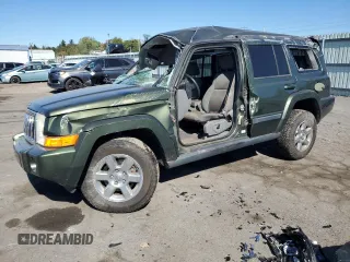 2007 Jeep Commander Sport with VIN 1J8HG48K27C663745, listed as a Copart auction lot 75741314 with 194,534 mi miles and Salvage Title. Bid and sale history available at carsss.com. Image 1.