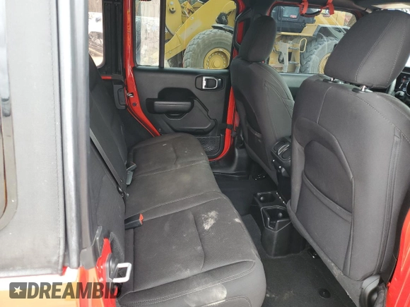 2023 Jeep Wrangler Sport with VIN 1C4HJXDG5PW527992, listed as a Copart auction lot 73312234 with 32,686 mi miles and Salvage Title. Bid and sale history available at DreamBid. Image 11.