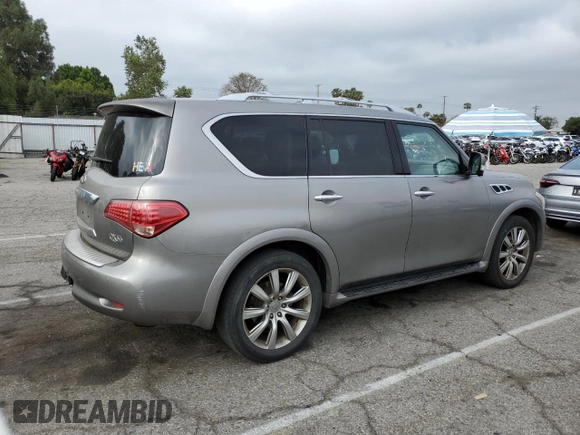 2012 Infiniti QX56 8-passenger with VIN JN8AZ2ND6C9716343, listed as a Copart auction lot 56209835 with 212,249 mi miles and Clean Title. Bid and sale history available at DreamBid. Image 3.