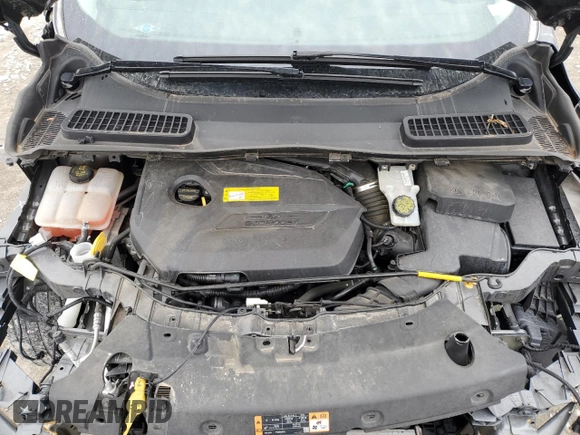 2016 Ford Escape SE with VIN 1FMCU0GX7GUB82640, listed as a Copart auction lot 50707585 with 58,698 mi miles and Salvage Title. Bid and sale history available at carsss.com. Image 11.