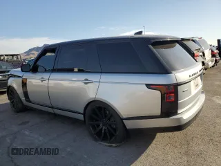 2017 Land Rover Range Rover with VIN SALGS5FEXHA345897, listed as a Copart auction lot 51103205 with 74,520 mi miles and Salvage title. Bid and sale history available at DreamBid. Image 2.