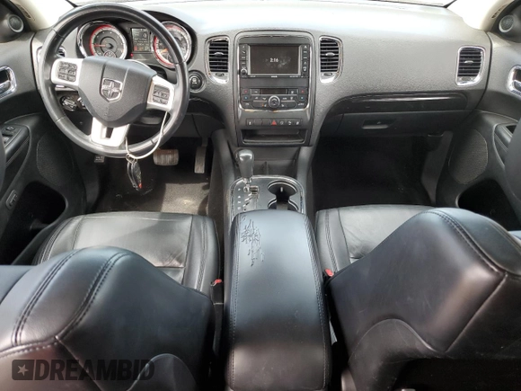 2013 Dodge Durango Crew with VIN 1C4RDJDG8DC661823, listed as a Copart auction lot 53027225 with 215,090 mi miles and Clean Title. Bid and sale history available at carsss.com. Image 8.