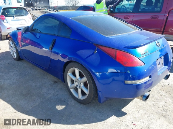 2004 Nissan 350Z Touring with VIN JN1AZ34D34T165329, listed as a IAAI auction lot 41872788 with 199,196 mi miles. Bid and sale history available at carsss.com. Image 3.