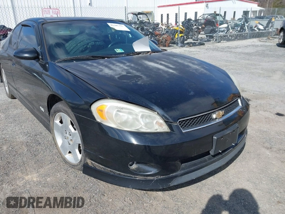2006 Chevrolet Monte Carlo SS with VIN 2G1WL16C069259118, listed as a IAAI auction lot 41585326 with 1 mi miles. Bid and sale history available at carsss.com. Image 6.