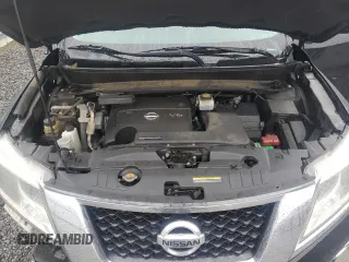 2016 Nissan Pathfinder SV with VIN 5N1AR2MNXGC617017, listed as a Copart auction lot 44770425 with 213,751 mi miles and Salvage Title. Bid and sale history available at carsss.com. Image 11.